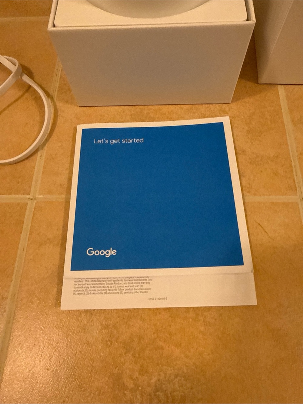 Google Nest Wifi Router - White (With Box & Guide) - Picture 2 of 8